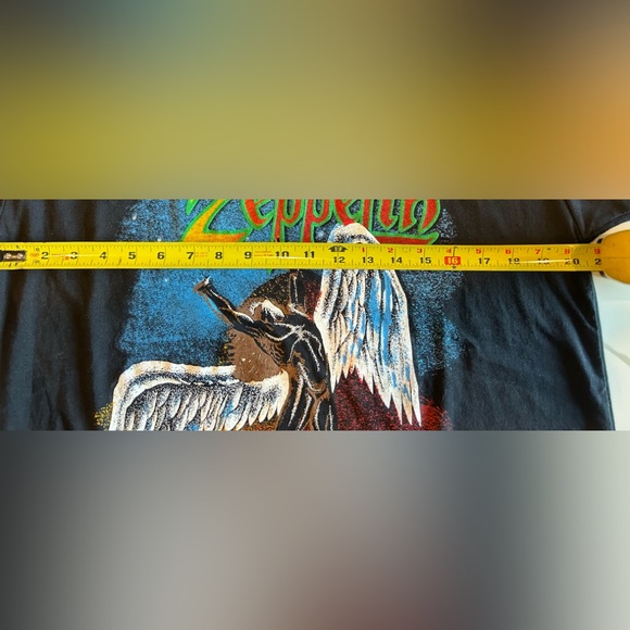 Vintage 90’s Led Zeppelin Concert T Shirt- Band Concert -Rock Band-Unisex Large - Picture 8 of 8